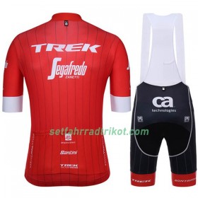 Fahrradbekleidung Radtrikot Kurzarm + Trägershorts 2018 Trek-Segafredo N001 